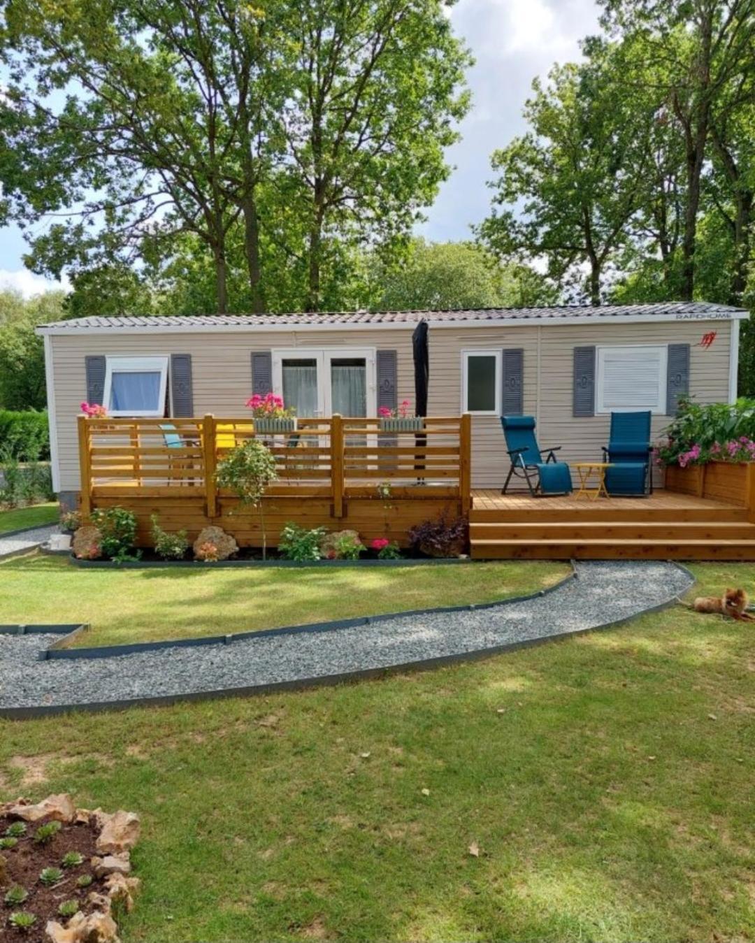 Ferienhaus Mobil-home Spacieux Et Confortable Avec Terrasse Bien Exposee Marcilly-sur-Eure